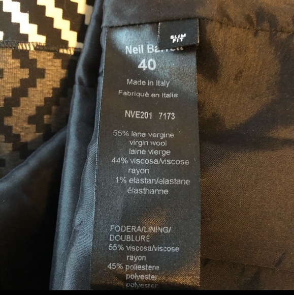 Black and White Pattern Dress | Neil Barrett - Picture 6 of 6